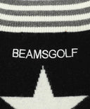 BEAMS GOLF / 星柄 ジャガード ハイネック ニット