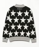 BEAMS GOLF / 星柄 ジャガード ハイネック ニット