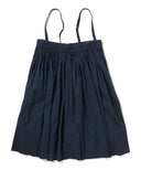 BEAMS BOY / コットン リネン ギャザー エプロン