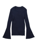 RBS / リブ フレアスリーブ クルーネック