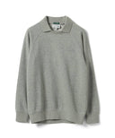 LACOSTE × BEAMS GOLF / 別注 スウェット プルオーバー ポロシャツ