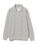 LACOSTE × BEAMS GOLF / 別注 スウェット プルオーバー ポロシャツ