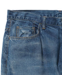 unfil / ワイド テーパード ファイブポケット デニムパンツ