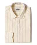 International Gallery BEAMS / カスタムスリム ストライプ ラウンドカラーシャツ