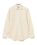 International Gallery BEAMS / カスタムスリム ストライプ ラウンドカラーシャツ