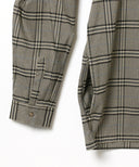 BEAMS LIGHTS / ラペルド チェック シャツブルゾン