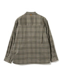 BEAMS LIGHTS / ラペルド チェック シャツブルゾン