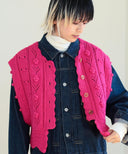 BEAMS BOY / Aran Knit Vest Cardigan
