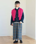 BEAMS BOY / Aran Knit Vest Cardigan