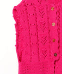 BEAMS BOY / Aran Knit Vest Cardigan