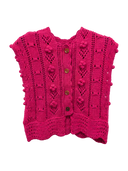 BEAMS BOY / Aran Knit Vest Cardigan