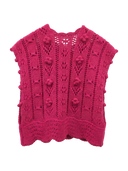 BEAMS BOY / Aran Knit Vest Cardigan