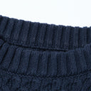 BEAMS / ケーブル編み クルーネックニット