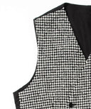 TAGLIATORE / ハウンドトゥース ダブル ジレ