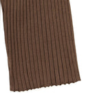 Demi-Luxe BEAMS / ワイドリブ ニットパンツ