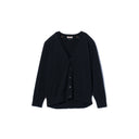 BEAMS LIGHTS / カラーシーム クラムステッチ カーディガン