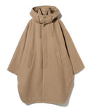 BEAMS BOY / ポリエステル メルトン デタッチ フード コート