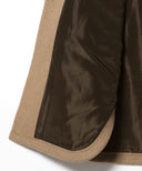 BEAMS BOY / ポリエステル メルトン デタッチ フード コート