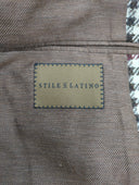 BEAMS F × STILE LATINO / 別注  FAUSTO チェック + オーバーペーン ジャケット