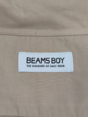 BEAMS BOY / テンセル オープンカラー シャツ