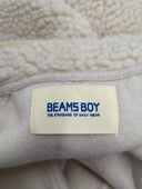 BEAMS BOY / ボア フリース ハーフジップ プルオーバー