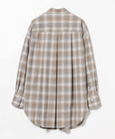 Demi-Luxe BEAMS / チェック ロングシャツ