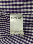 BEAMS BOY / 100/2 ギンガムチェック ボタンダウン シャツ