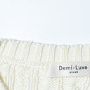 Demi-Luxe BEAMS / アラン クルーネック ニット