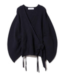 SAYAKA DAVIS / リブ カシュクールニット