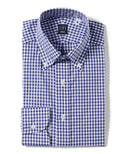 BEAMS F / ギンガムチェック ボタンダウンシャツ