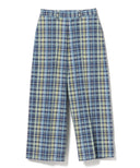 BEAMS BOY / コットン サッカー チェック スラックス