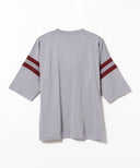 BEAMS LIGHTS / コットンレーヨン フットボールTシャツ