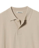 AURALEE / HARD TWIST AMUNZEN DOUBLE CLOTH POLO