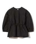 Demi-Luxe BEAMS / ジャカード パフスリーブ プルオーバー