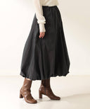 Demi-Luxe BEAMS / シャンブレー バルーンスカート