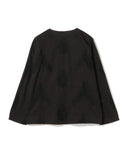 BEAMS LIGHTS / コットンボイル エンブロイド カーディガン