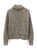 BEAMS BOY / 5ゲージ プレーティング ハイネック ニット