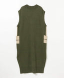 ADAWAS × Demi-Luxe BEAMS / 別注 ビックチェック ニット ワンピース