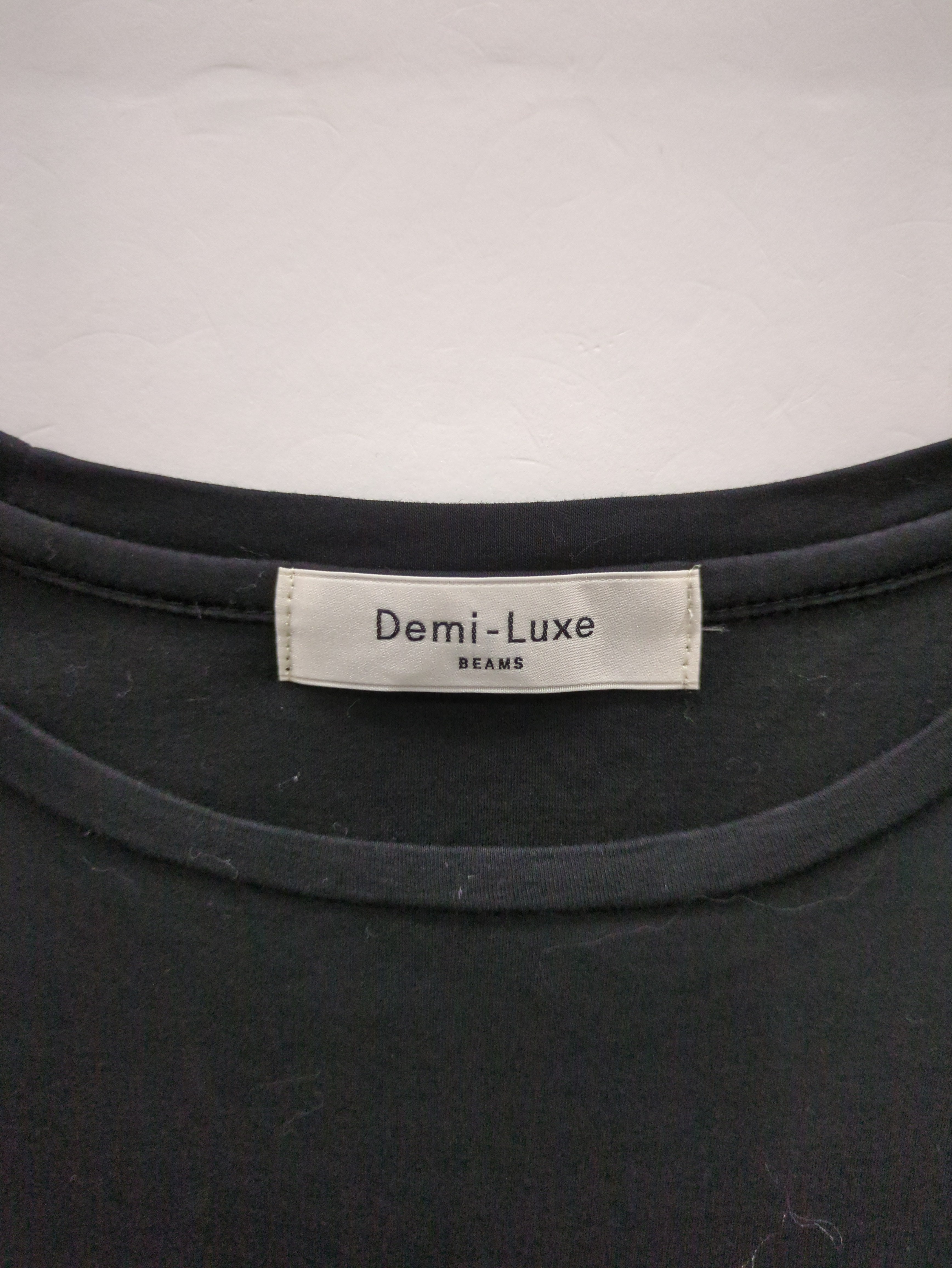 Demi-Luxe BEAMS / スムース ノースリーブワンピース / 0(XS) / BLACK