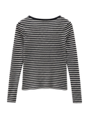 Demi-Luxe BEAMS / スリットネック プルオーバー
