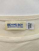 BEAMS BOY / ナバルボーダー ビッグ ボートネック カットソー