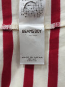 BEAMS BOY / ナバルボーダー ビッグ ボートネック カットソー
