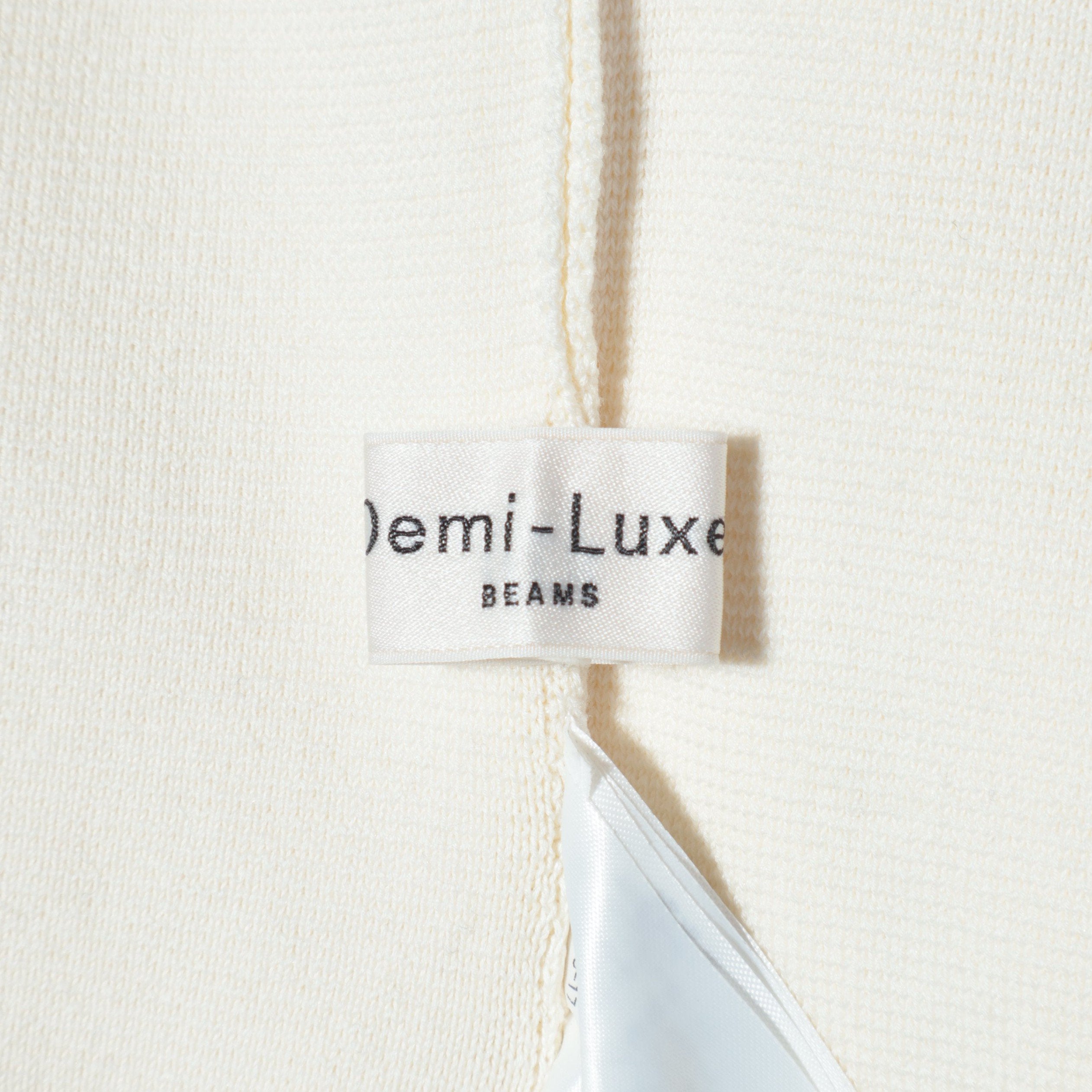 Demi-Luxe BEAMS / シンプル タイト ニットスカート .M / 38 / OFF WHT