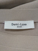 Demi-Luxe BEAMS / ライン ドルマン 9分袖 ニット
