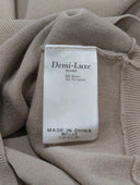 Demi-Luxe BEAMS / ライン ドルマン 9分袖 ニット