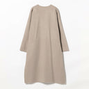 Demi-Luxe BEAMS / ロング丈 クルーネック リバーコート