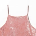 Ray BEAMS / クラッシュ ベロア キャミソール