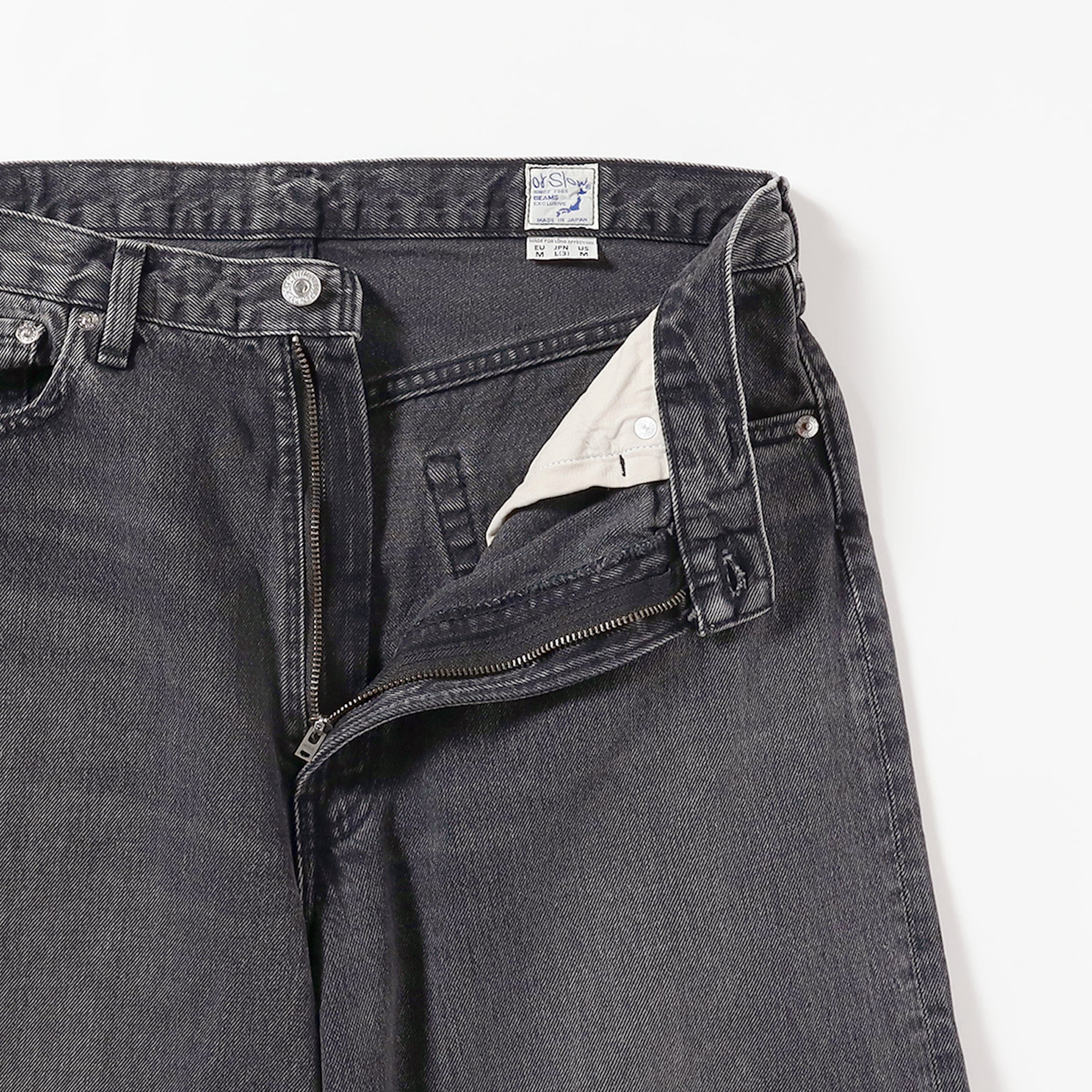 orSlow / SUPER DAD'S FIT DENIM BLACK / M / BLACK – BEAMS digroo