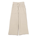 maturely / Hem Cut Off Flare Jersey Pants