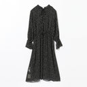Ray BEAMS / ドット シフォン 2way ワンピース